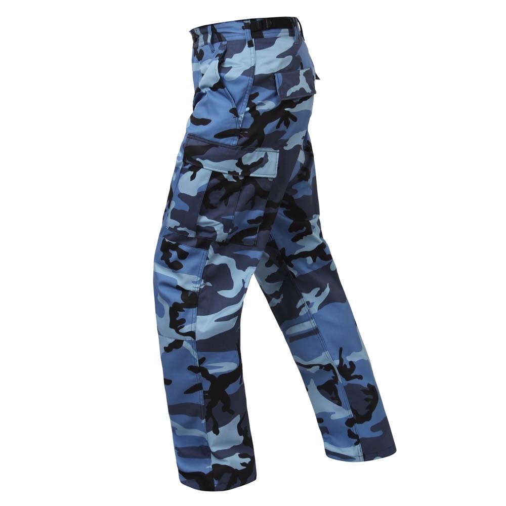 Navy Blue camo cargo pants